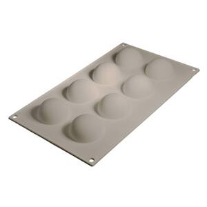 Cesil Silikonová forma na pečení/na mražené dezerty Polokoule 5 cm (na 8 ks)