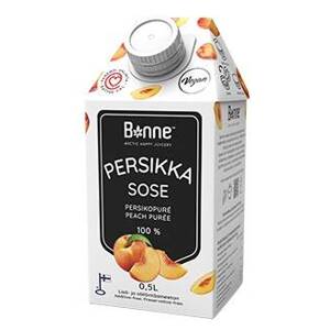 Bonne ovocné pyré Broskev (0,5 l) Trvanlivost do 24.4.2025!
