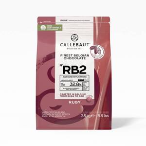 Callebaut Čokoláda RUBY 32,8% (2,5 kg)